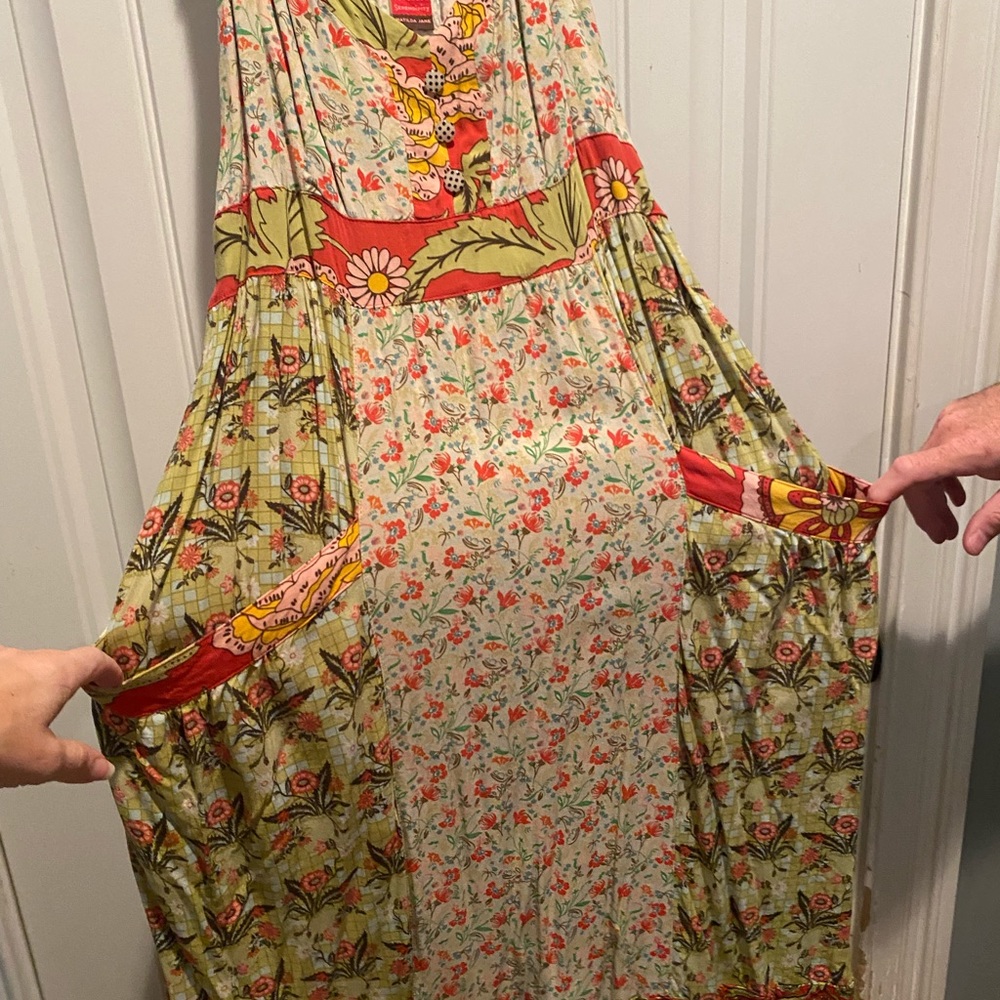 Cute patchwork summer dress